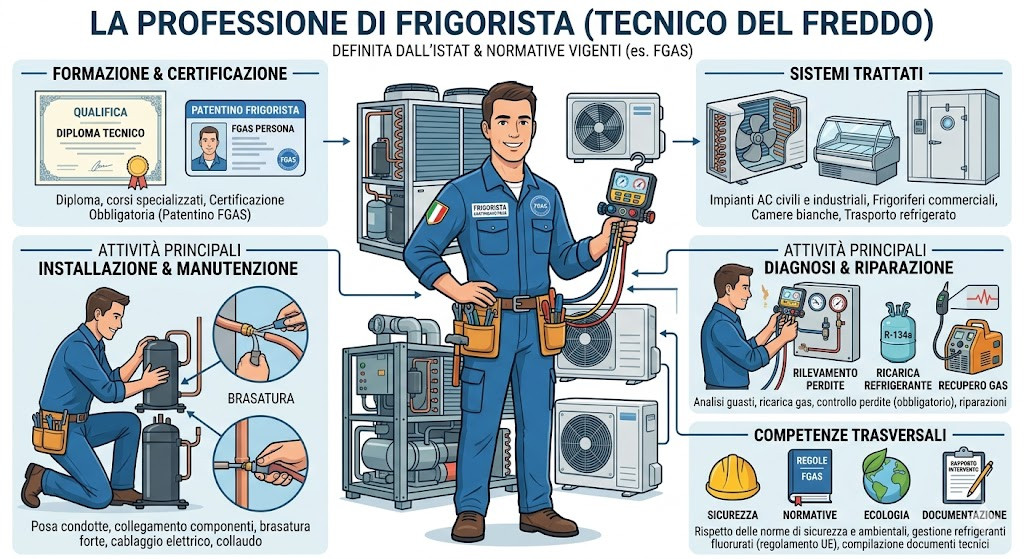 Chi � e cosa fa il frigorista